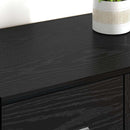 Sideboards Corona 2 pcs Sort eg 59 x 39 x 80 cm Konstrueret træ