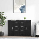 Sideboards Corona 2 pcs Sort eg 59 x 39 x 80 cm Konstrueret træ