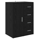 Sideboards Corona 2 pcs Sort eg 59 x 39 x 80 cm Konstrueret træ