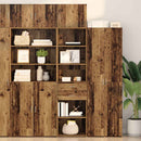 Highboard Gammelt træ 50 x 42,5 x 225 cm Konstrueret træ