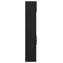 Highboard Sort eg 50 x 42,5 x 225 cm Konstrueret træ