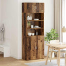 Opbevaringsskab Gammelt træ 80 x 42,5 x 225 cm Konstrueret træ