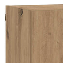 TV vægenheder med LED 5 pcs Artisan Egetræ 40,5 x 30 x 90 cm