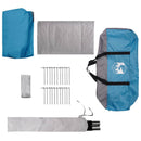 Tunneltelt Blå 520 x 260 x 175 cm 185T Polyester med PU Coating