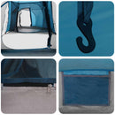 Tunneltelt Blå 520 x 260 x 175 cm 185T Polyester med PU Coating