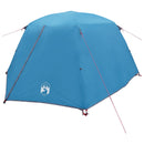Backpacking Telt Blå 2-personers 185T Polyester med PU Coating