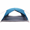 Backpacking Telt Blå 4-personers 185T Polyester med PU Coating