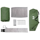 Backpacking Telt Grøn 222 x 85 x 125 cm