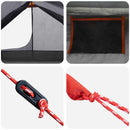 Backpacking Telt Grå og orange 222 x 85 x 125 cm