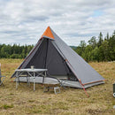 Backpacking Telt Grå og orange 222 x 85 x 125 cm