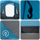 Tunneltelt Blå 560 x 395 x 212 cm 185T Polyester med PU Coating