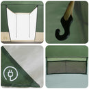 Party Tent Grøn 4-personers 185T Polyester med PU Coating