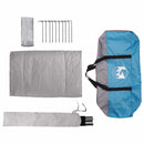 Party Tent Blå 4-personers 185T Polyester med PU Coating