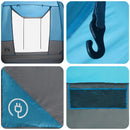 Party Tent Blå 4-personers 185T Polyester med PU Coating