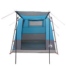 Party Tent Blå 4-personers 185T Polyester med PU Coating