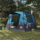 Party Tent Blå 10-personers 185T Polyester med PU Coating