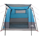 Party Tent Blå 10-personers 185T Polyester med PU Coating
