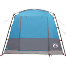 Party Tent Blå 10-personers 185T Polyester med PU Coating