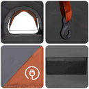 Tunneltelt Grå og orange 382 x 262 x 214 cm