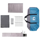 Tunneltelt Blå 505 x 330 x 204 cm 185T Polyester med PU Coating