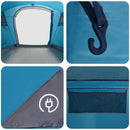 Tunneltelt Blå 505 x 330 x 204 cm 185T Polyester med PU Coating