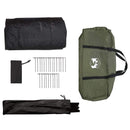 Familietelt Army Grøn 12-person Polybomuld