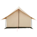 Hyttetelt Cremefarvet 340 x 246 x 210 cm Polybomuld