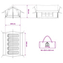 Hyttetelt Cremefarvet 340 x 246 x 210 cm Polybomuld