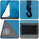 Backpacking Telt Blå 2-personers 185T Polyester med PU Coating