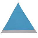 Backpacking Telt Blå 2-personers 185T Polyester med PU Coating