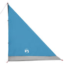Backpacking Telt Blå 2-personers 185T Polyester med PU Coating