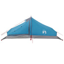Backpacking Telt Blå 4-personers 185T Polyester med PU Coating