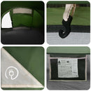 Backpacking Telt Grøn 2-personers 185T Polyester med PU Coating
