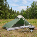 Backpacking Telt Grøn 2-personers 185T Polyester med PU Coating