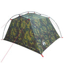 Tunneltelt Camouflage 4-personers 185T Polyester med PU Coating