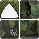 Tunneltelt Camouflage 2-personers 185T Polyester med PU Coating
