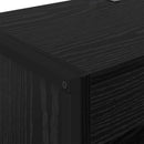 Bogskab 2 pcs Sort eg 60 x 30 x 189,5 cm Konstrueret træ