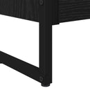 Bogskab 2 pcs Sort eg 60 x 30 x 189,5 cm Konstrueret træ