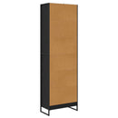 Bogskab 2 pcs Sort eg 60 x 30 x 189,5 cm Konstrueret træ
