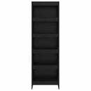 Bogskab 2 pcs Sort eg 60 x 30 x 189,5 cm Konstrueret træ