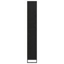 Bogskab 2 pcs Sort eg 60 x 30 x 189,5 cm Konstrueret træ