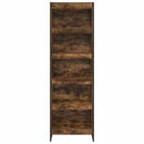 Bogskab 2 pcs Røget Eg 60 x 30 x 189,5 cm Konstrueret træ