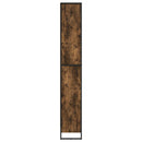 Bogskab 2 pcs Røget Eg 60 x 30 x 189,5 cm Konstrueret træ