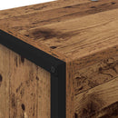 Bogskab 2 pcs Gammelt træ 60 x 30 x 189,5 cm Konstrueret træ