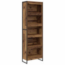 Bogskab 2 pcs Gammelt træ 60 x 30 x 189,5 cm Konstrueret træ