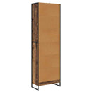 Bogskab 2 pcs Gammelt træ 60 x 30 x 189,5 cm Konstrueret træ
