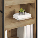 Bogskab 2 pcs Artisan eg 60 x 30 x 189,5 cm Konstrueret træ
