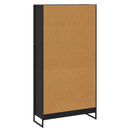Bogskab 2 pcs Sort eg 80 x 30 x 155 cm Konstrueret træ