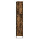Bogskab 2 pcs Røget Eg 80 x 30 x 155 cm Konstrueret træ