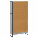 Bogskab 2 pcs Grå Sonoma 80 x 30 x 155 cm Konstrueret træ